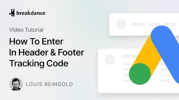 How To Enter In Header & Footer Tracking Code in Breakdance