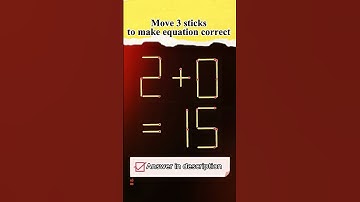 Мatchstick puzzle №500 Move 3 sticks to make equation correct