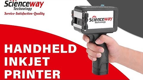 Automatic Bottle Printing Handheld Printer by Scienceway Technology