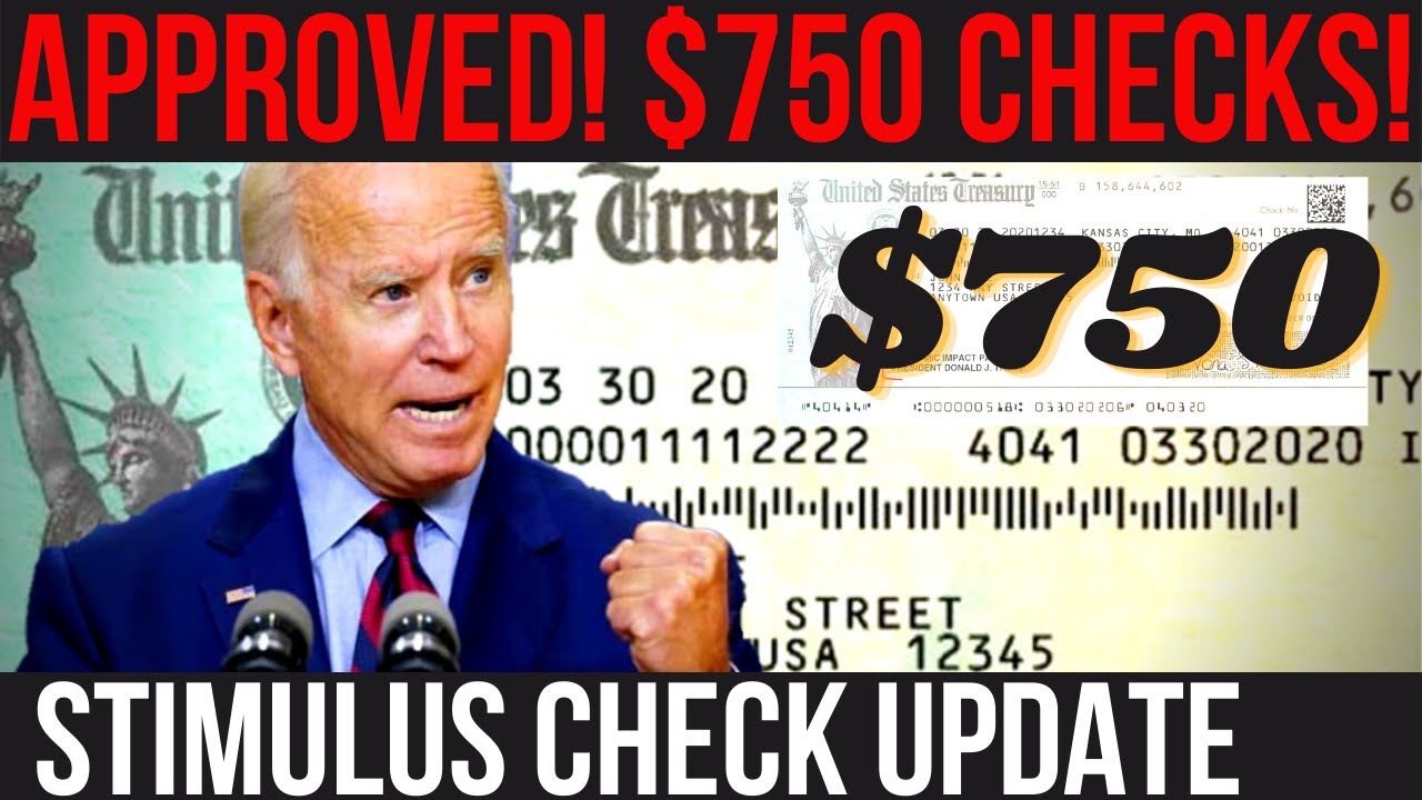 $750 CHECKS APPROVED! 4th Stimulus Package + $500 Checks + Biden Speech On More Money