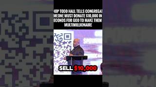 Pastor Says God Told Him You Should Brung Him $10,000 If You Want To Be A Millionaire