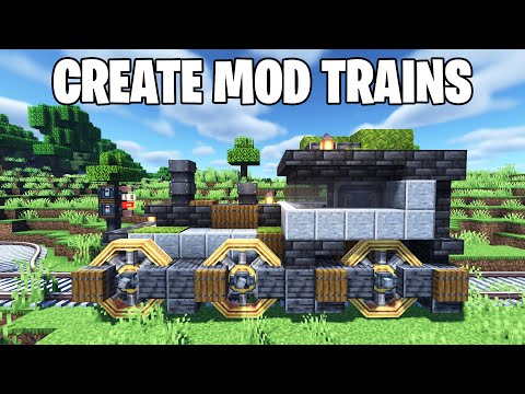 #1 Create Mod Trains in Minecraft are INSANE! Mới Nhất