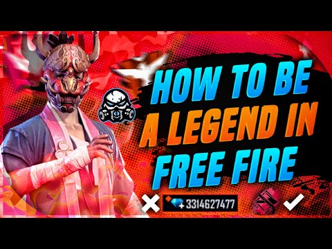 WIE WIRD MAN IN FREE FIRE EIN LEGENDÄRER SPIELER ⚡