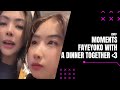 Subs faye  yoko was live with a dinner and just cute with each other  fayeyoko