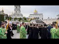 ☦️ Крестный ход з мощами в ПОЧАЕВСКОЙ ЛАВРЕ   !!! ☦️Вера вечна, вера славна, наша вера Православна!