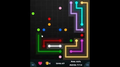 11 × 11 MANIA LEVEL 65 - FLOW GAME ON FACEBOOK Connect the dots