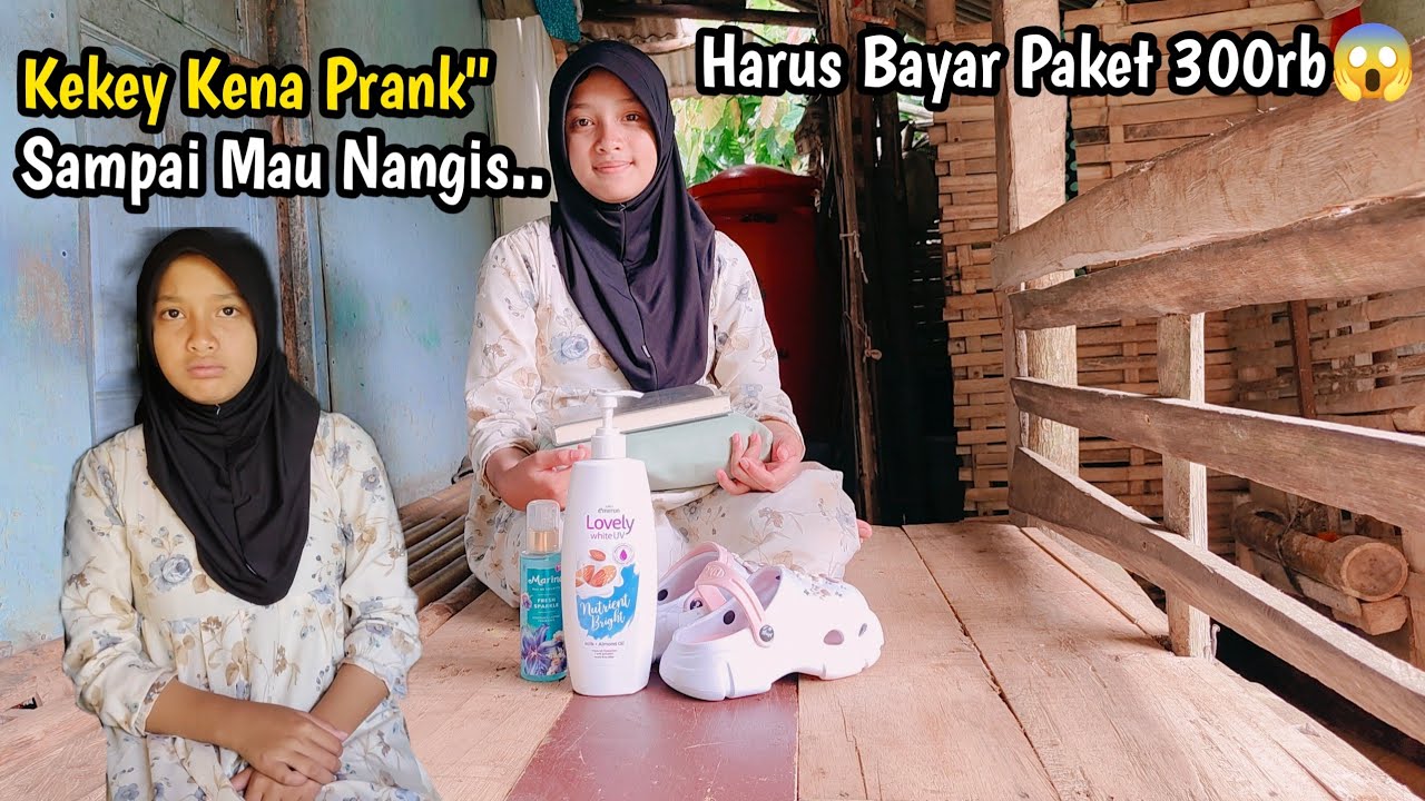 KEKEY KAGET.. SAMPAI BENGONG DI PRANK HARUS BAYAR PAKET 300RB
