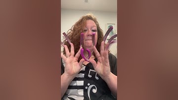 Extra long artificial nails sound test asmr#fakenails #artificialnails #longnails #asmr
