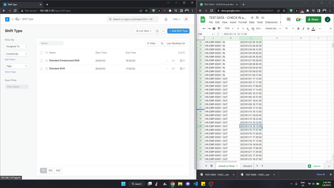 2023 - 02 - 08 Basics of the HR Module in ERPNext - Check In, Shift type, and Holiday List