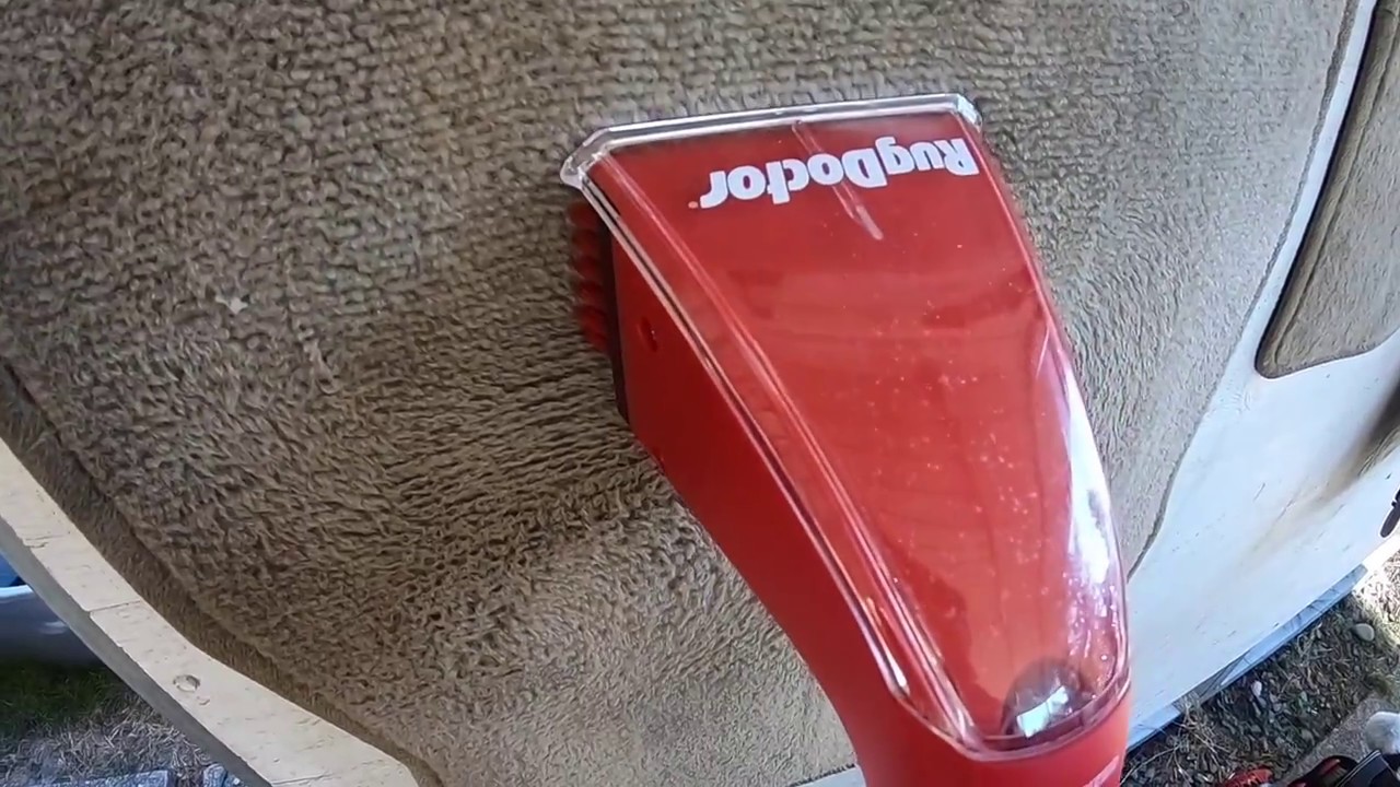 Rug Doctor Portable Spot Cleaner Carpet Extractor First use YouTube