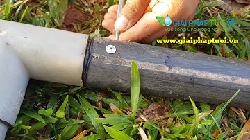 Đấu nối chuyển đổi từ ống PVC qua ống hdpe
