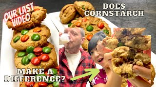 Does cornstarch make a cookie chewy or softer? | how to make chocolate chip cookies with smarties