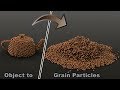 3ds max | Object Convert to Particles and simulate | Tutorial