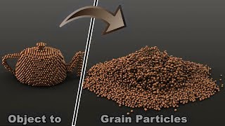 3ds max | Object Convert to Particles and simulate | Tutorial