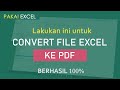 Mengubah file PDF ke Excel