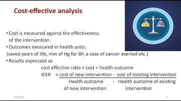 Economic Evaluation Overview