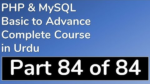 84 How to Do Graphics Work in PHP Part 3 in Urdu - PHP & MySQL Tutorial in Urdu (Basic to Advance)