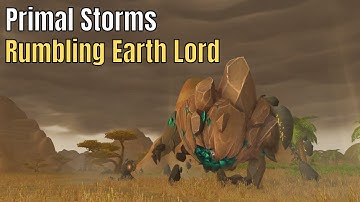 Dragonflight Pre Patch - Primal Storms - Rumbling Earth Lord Event