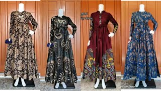 37+ Trend Model Baju Gamis Batik Terbaru untuk Wanita Berhijab yang Modern dan Stylis