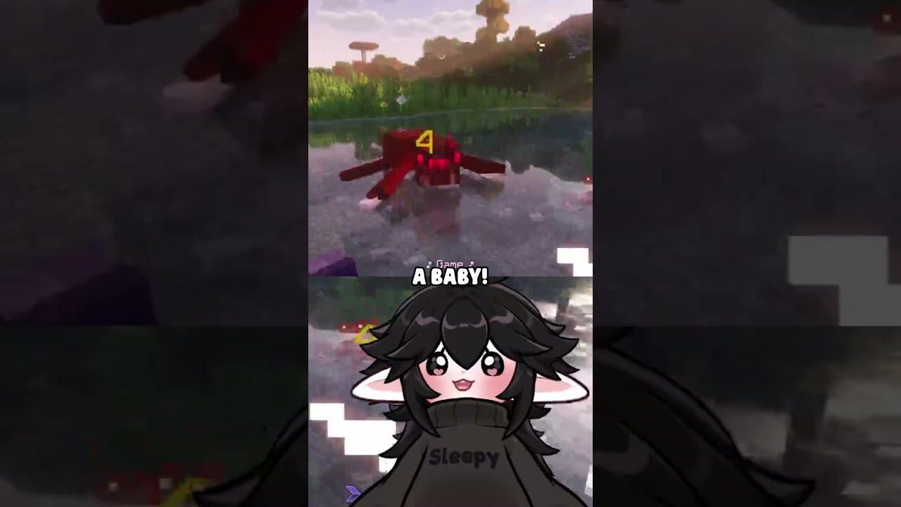 Baby Spiders #minecraft #vtuber #smallyoutuber #fyp #fypシ