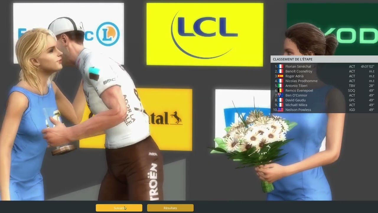 PCM23-Pro cycliste 34 TDF P3 Fin de carrière Sur ... ? Pro Cycling Manager 2023