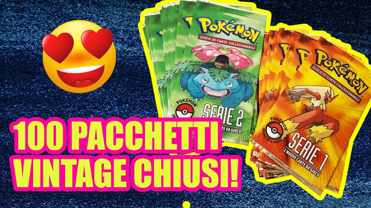 Ho Speso UN PATRIMONIO in PACCHETTI di CARTE POKÉMON VINTAGE [NUOVI ...