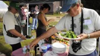 An organic farm grows all the peas and pods