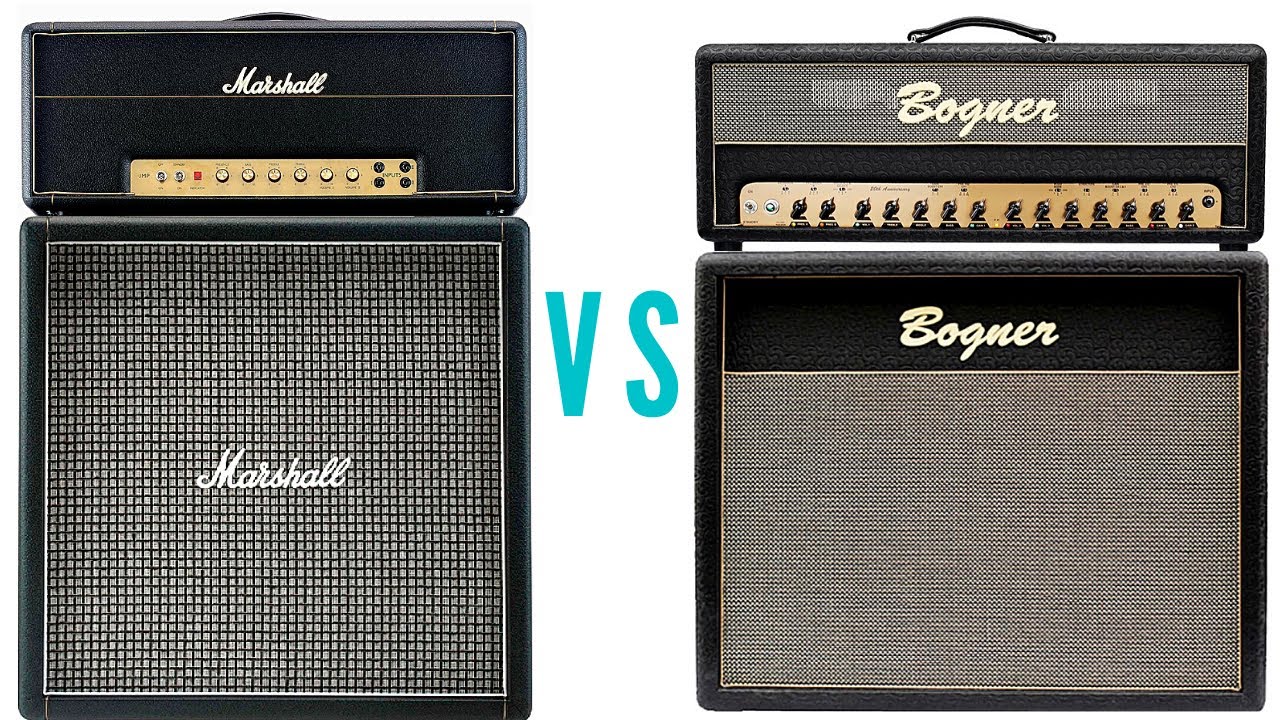 Marshall 1959HW Plexi vs Bogner Ecstasy 101B EL34 - YouTube