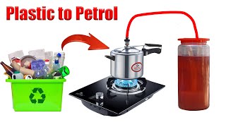 Plastic to fuel || How to make petrol at home