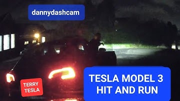 Tesla Model 3 Crash / Hit & run MM70FXP