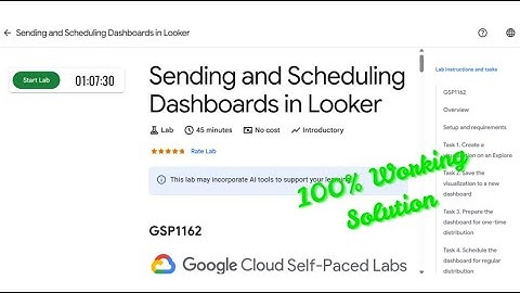 Sending and Scheduling Dashboards in Looker | #GSP1162 | #qwiklabs | #arcade #solution #googlecloud