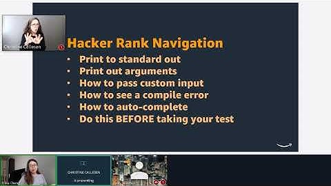 2020 Amazon Career Day - Professional Level Code Review Session (ASL)