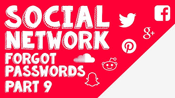 New Social Network - Part 9 - Forgot Passwords