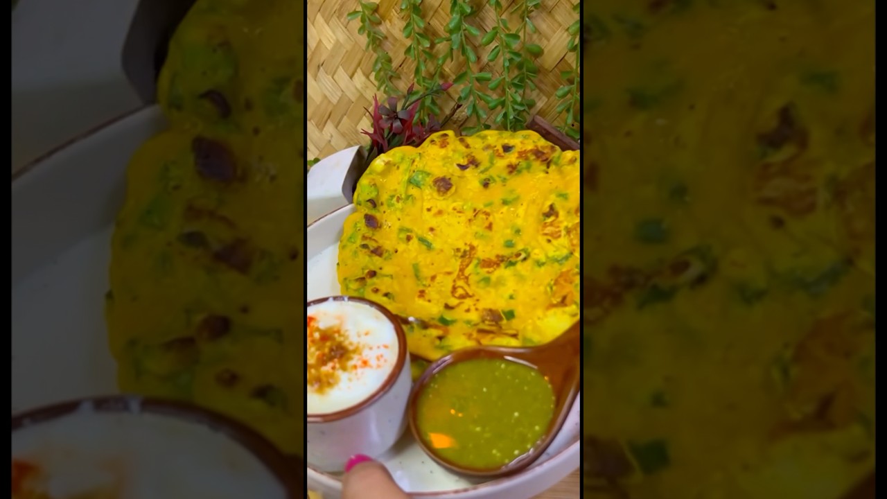 Easy & Healthy Breakfast Recipe | Hare Pyaj ka chilla recipe | Spring onion recipe 😘