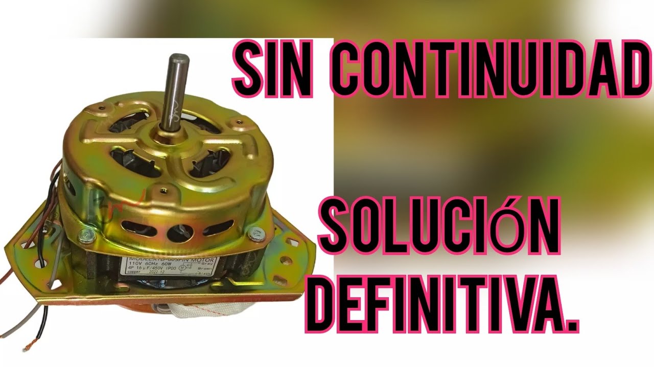MOTOR DE SECADORA NO TIENE CONTINUIDAD FULL REPARACION.