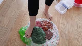 Satisfying Foot Slime Video