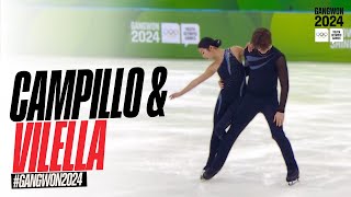 Carolina Shan Campillo and Pau Vilella secure third spot in the pairs SP! #Gangwon2024