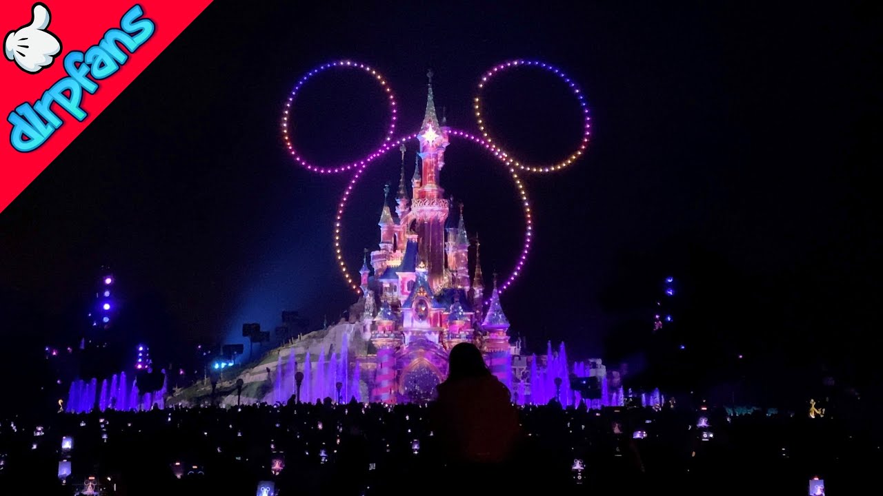 4K] NEW Disney D-Light - Full Show (with 200 drones) - Disneyland Paris  30th Anniversary 2022 