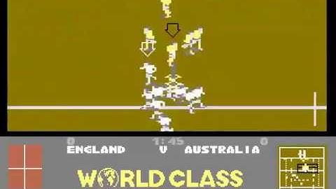 C64 World Class Rugby 1991Audiogenic Software h Talent+TSM & INTRO CRACKTRO COMMODORE 64