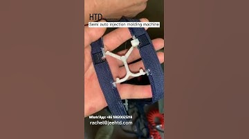 Semi auto injection molding machine, for both CE and OE zipper