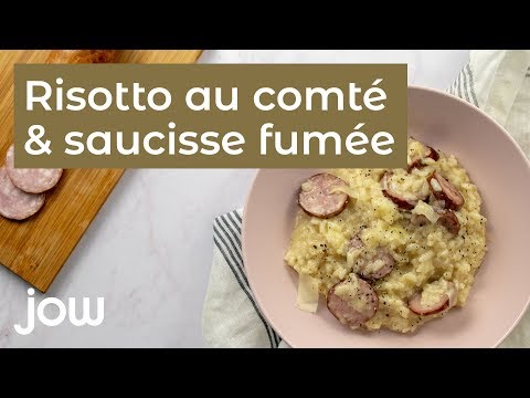 recette-du-risotto-comté-&-saucisse-fumée