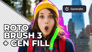 How to Use the Roto Brush 3 with Generative Fill | After Effects Rotoscoping Tutorial