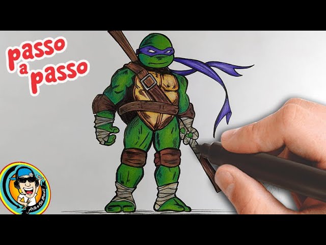 Desenhos Coloridos: Tartarugas Ninja