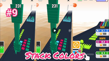 Stack Colors - Levels 46-50- Gameplay Walkthrough | best android game | running games