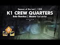 SOLO K1 Crew quarters - Master lost sector (Season of the Lost)