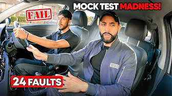 Dylan's First Mock Driving Test Ends in Disaster!