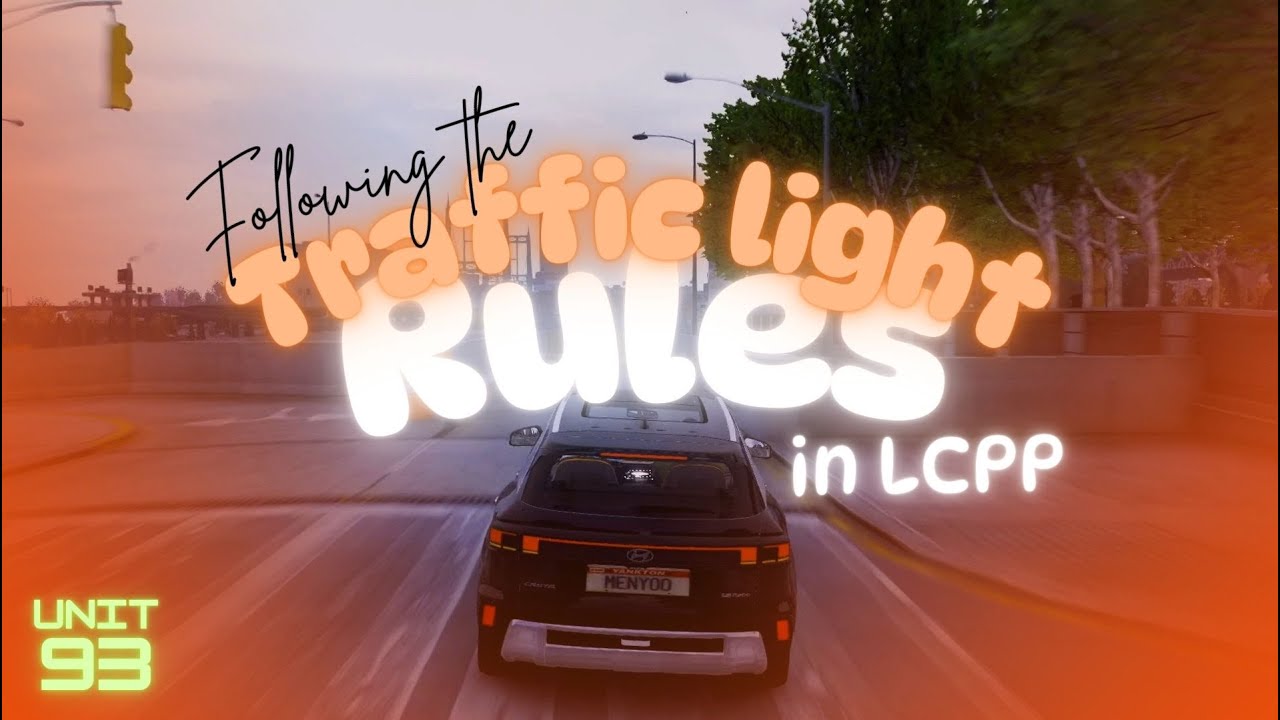Following the Traffic Light Rules in LCPP | GTA 5 | UNIT93