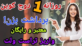 کسب درآمد دلاری استخراج ارز دیجیتال روزانه دوج کوین به جیب بزن