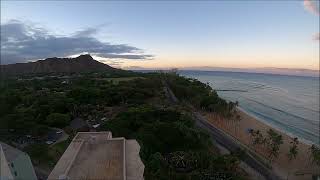 Sunrise &amp; Sunset Timelapse over Waikiki Beach &amp; Diamondhead