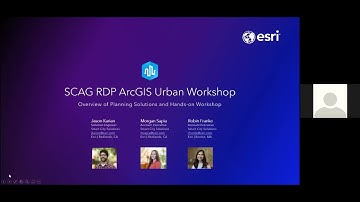 Regional Data Platform: Introduction to ArcGIS Urban